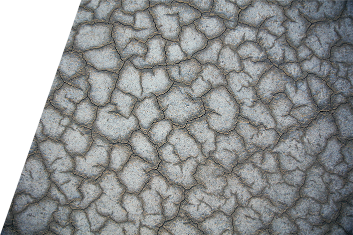 Ground in the desert