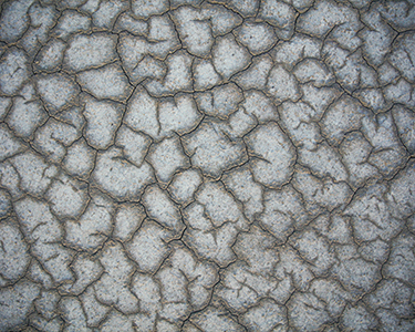 Ground in the desert